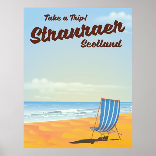 Stranraer Scotlandヴィンテージ旅行ポスター ポスター (正面)