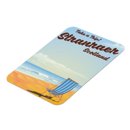 Stranraer Scotlandヴィンテージ旅行ポスター マグネット (左側)