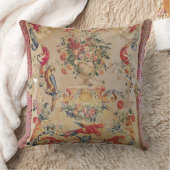 strapworkとの早いロココ様式のスタイルのタペストリー クッション (ブランケット)