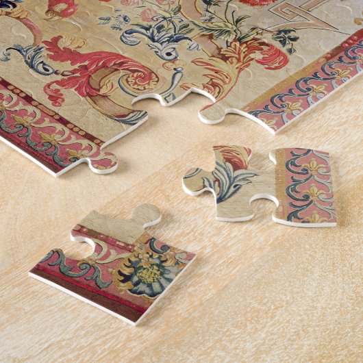 strapworkとの早いロココ様式のスタイルのタペストリー ジグソーパズル (側面)