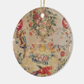 strapworkとの早いロココ様式のスタイルのタペストリー セラミックオーナメント (左)