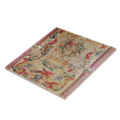 strapworkとの早いロココ様式のスタイルのタペストリー タイル (側面)