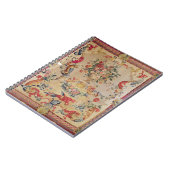 strapworkとの早いロココ様式のスタイルのタペストリー ノートブック (左側)