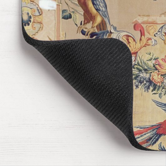 strapworkとの早いロココ様式のスタイルのタペストリー マウスパッド (コーナー)