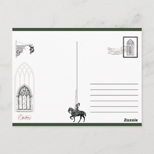 Strasbourg Cathedral ポストカード (裏面)