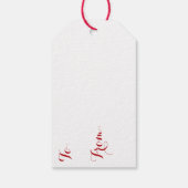 Strasbourg, France Christmas Market ギフトタグ (裏面)