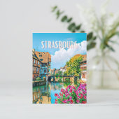 Strasbourg Photo Vintage  ポストカード (スタンド正面)