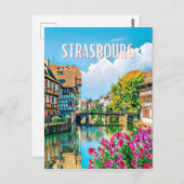 Strasbourg Photo Vintage  ポストカード (正面/裏面)