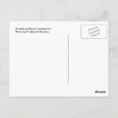 Strasburgの蒸気機関車1 ポストカード (裏面)