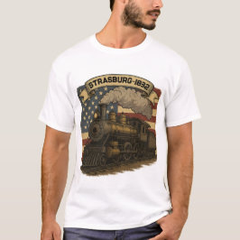Strasburg Locomotive steam Train T-Shirt Tシャツ