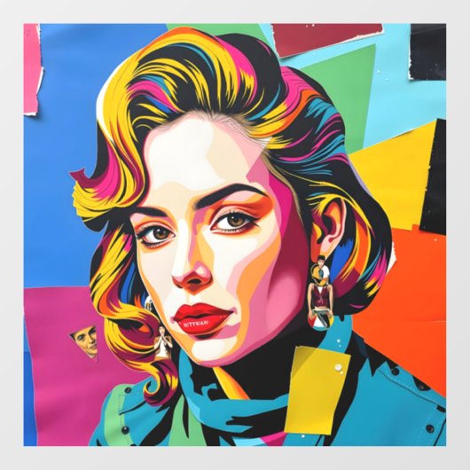 “Strasha” - Gloss Pop Collage Dream ウィンドウサイン (シート)