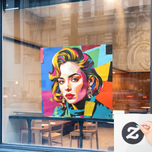 “Strasha” - Gloss Pop Collage Dream ウィンドウサイン (カフェ窓)