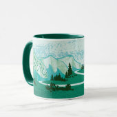 Straße in den Bergen. Klassische Tasse, 325 ml マグカップ (正面左)