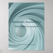 STRATEGIC AVAILABILITY ポスター (正面)