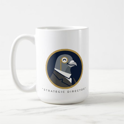 Strategic Director Signature Gold Frame Coffee Mug コーヒーマグカップ (左)