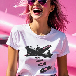 Strategic Love Bomber Pink Details Tシャツ