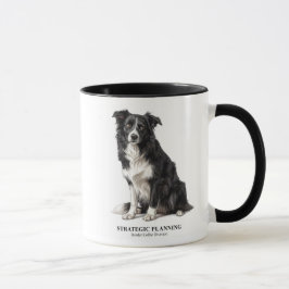 Strategic Planning Border Collie マグカップ