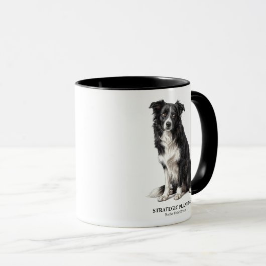 Strategic Planning Border Collie マグカップ (正面右)