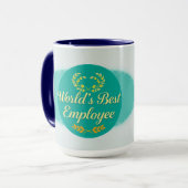 Strategic Power World’s Best Employee Luxe マグカップ (正面左)