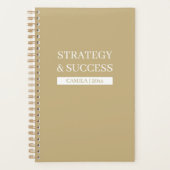 Strategy & Success Golden Edition | Executive 2026 プランナー手帳 (正面)