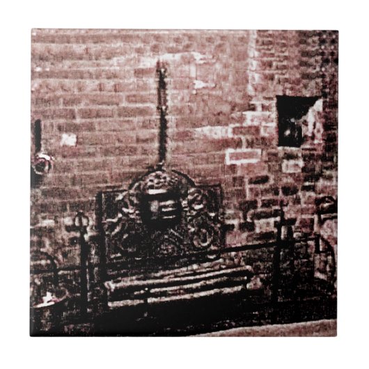 StratfordにAvonシェークスピアの暖炉のjGibne タイル (正面)