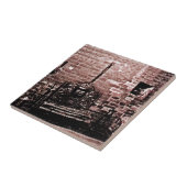 StratfordにAvonシェークスピアの暖炉のjGibne タイル (側面)