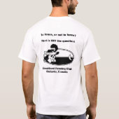 Stratfordのフェンシングクラブワイシャツ Tシャツ (裏面)