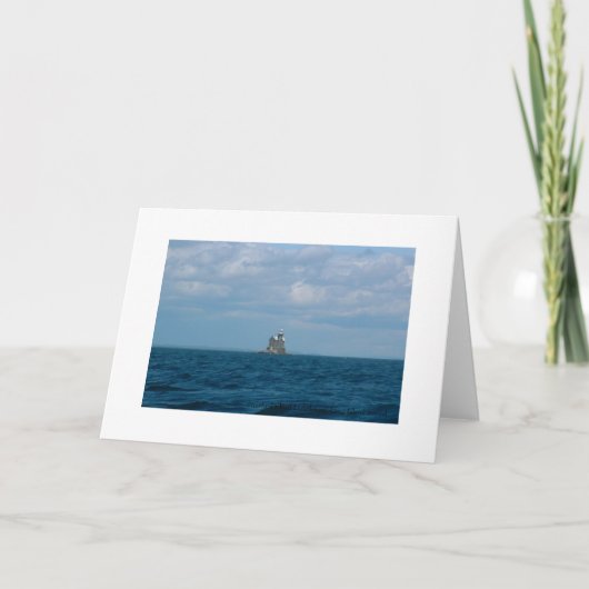 Stratfordの群れの灯台、Long Island Sound カード (正面)