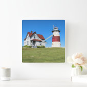 Stratfordポイント灯台、コネチカット スクエア壁時計 (ホーム)