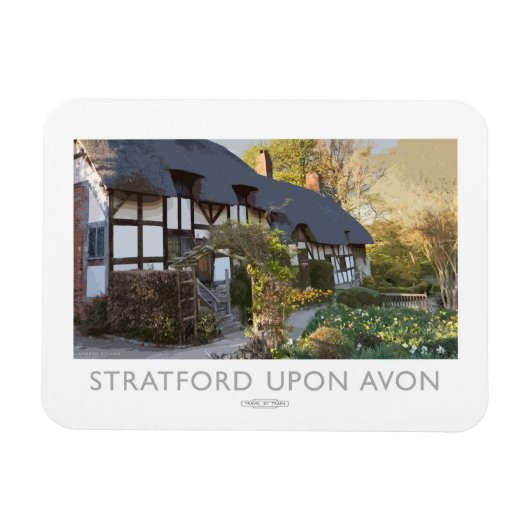 Stratford on Avon Railwayポスター マグネット (横)