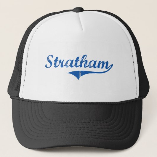 Strathamニューハンプシャーのクラシックなデザイン キャップ (正面)
