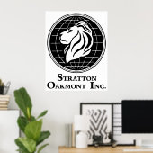 Stratton Oakmont Incのロゴ(ウルフのアートワークから) ポスター (ホームオフィス)