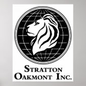 Stratton Oakmont Incのロゴ（ウルフのアートワークから） ポスター (正面)