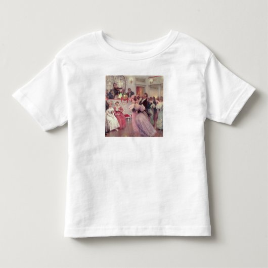 StraussおよびLanner -球1906年 トドラーTシャツ (正面)