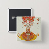 Stravinsky著「Firebird」のためのバレエの衣裳、 缶バッジ (正面&裏面)