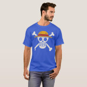 Straw Hat Jolly Roger boy Tシャツ (正面フル)