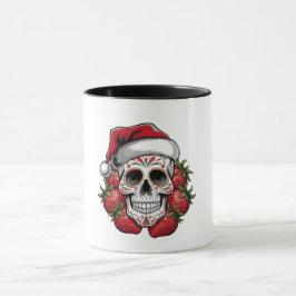 straw santa Day of the Dead マグカップ