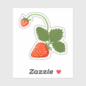 Strawberries シール (シート)