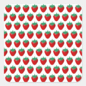 Strawberries スクエアシール (正面)