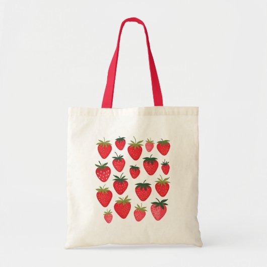 Strawberries トートバッグ (正面)