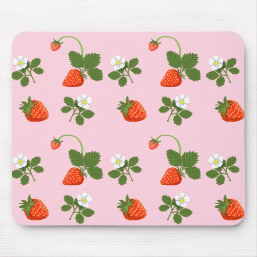 Strawberries マウスパッド (正面)