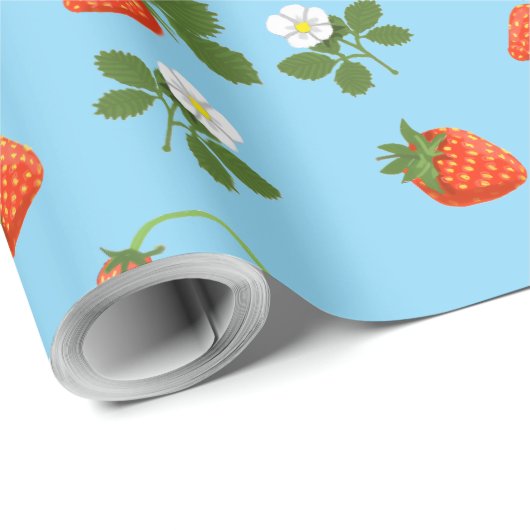Strawberries ラッピングペーパー (ロールコーナー)