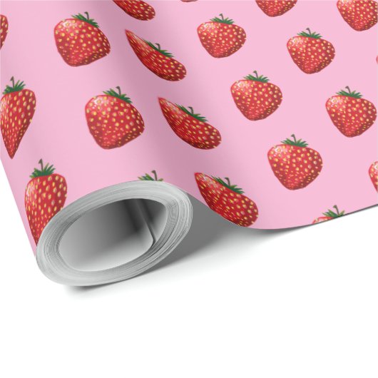Strawberries ラッピングペーパー (ロールコーナー)