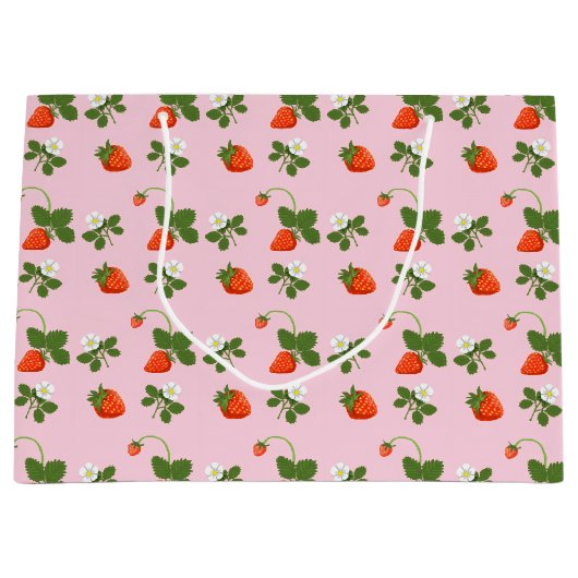 Strawberries ラージペーパーバッグ (正面)