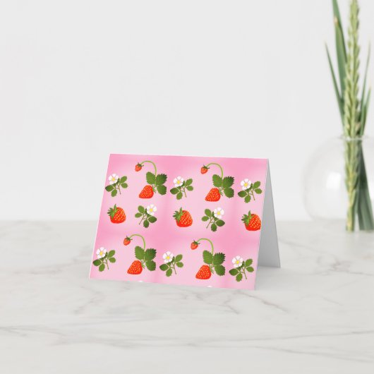 Strawberries 招待状 (正面)