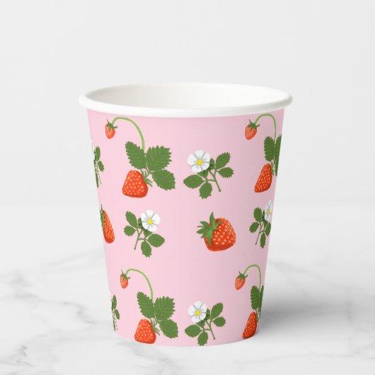 Strawberries 紙コップ (正面)