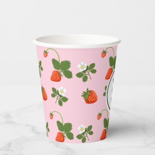 Strawberries 紙コップ (正面)