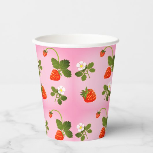 Strawberries 紙コップ (正面)