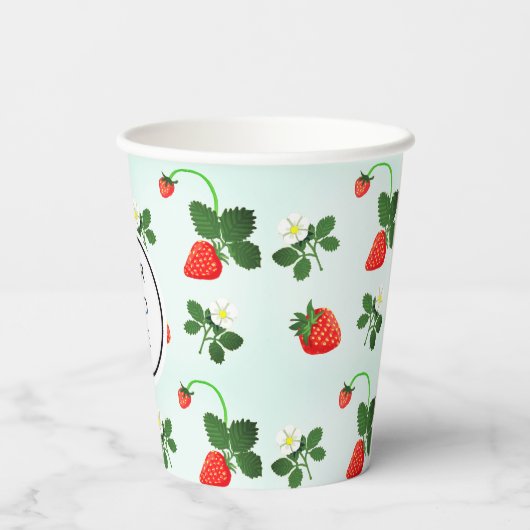 Strawberries 紙コップ (裏面)
