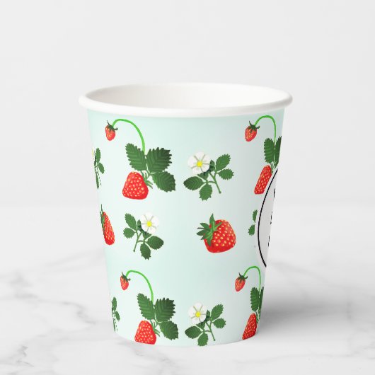 Strawberries 紙コップ (正面)
